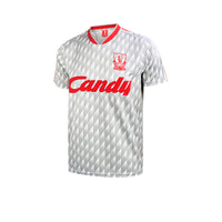 LFC เสื้อแข่งย้อนยุคผู้ชายทีมลิเวอร์พูล ชุดเยือน 1989/91