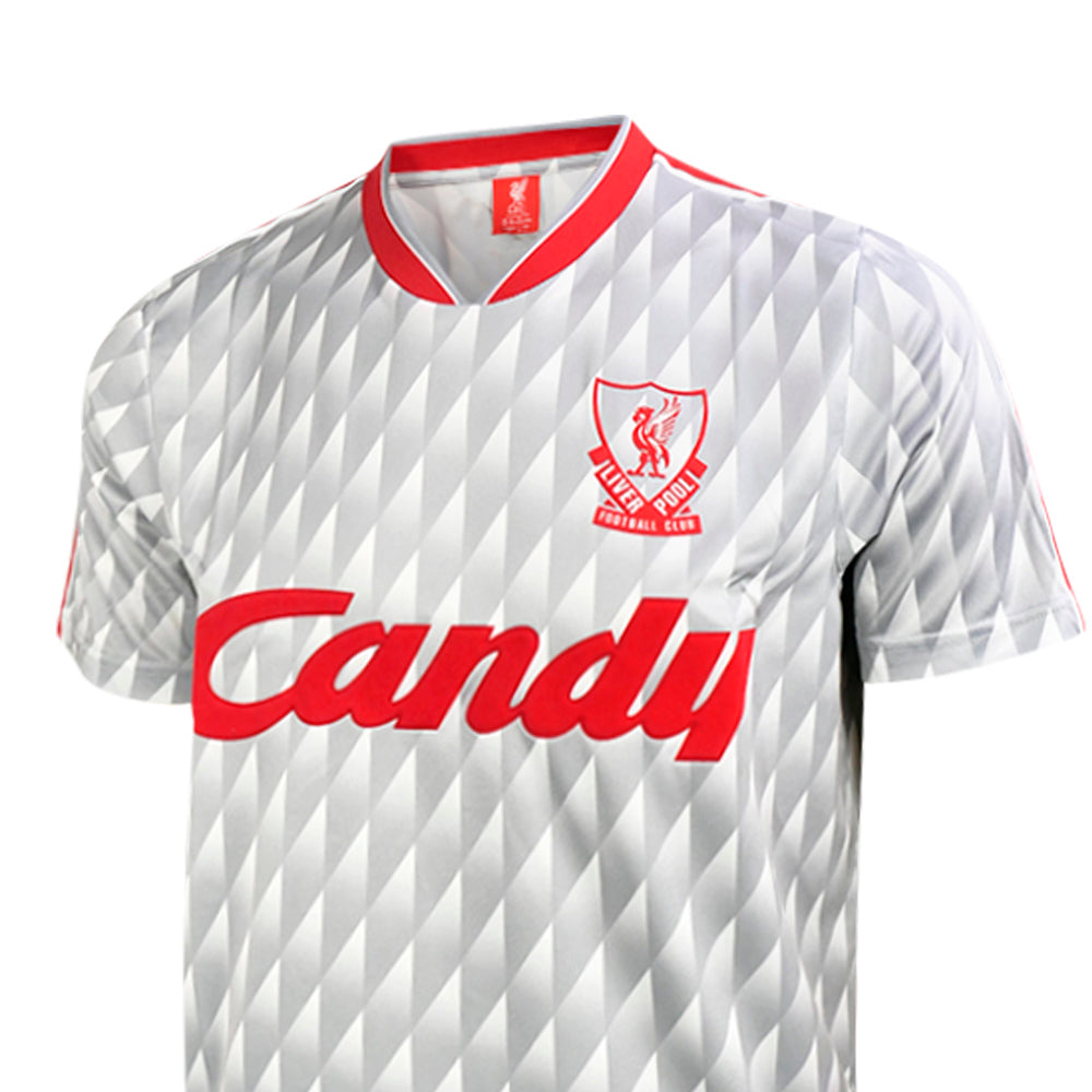 LFC เสื้อแข่งย้อนยุคผู้ชายทีมลิเวอร์พูล ชุดเยือน 1989/91