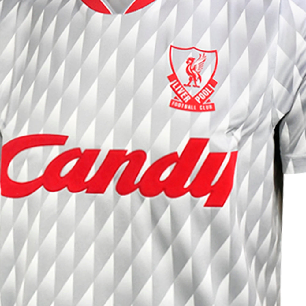 LFC เสื้อแข่งย้อนยุคผู้ชายทีมลิเวอร์พูล ชุดเยือน 1989/91