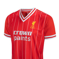 LFC เสื้อแข่งย้อนยุคผู้ชายทีมลิเวอร์พูล ชุดเหย้า ฤดูกาล 1982