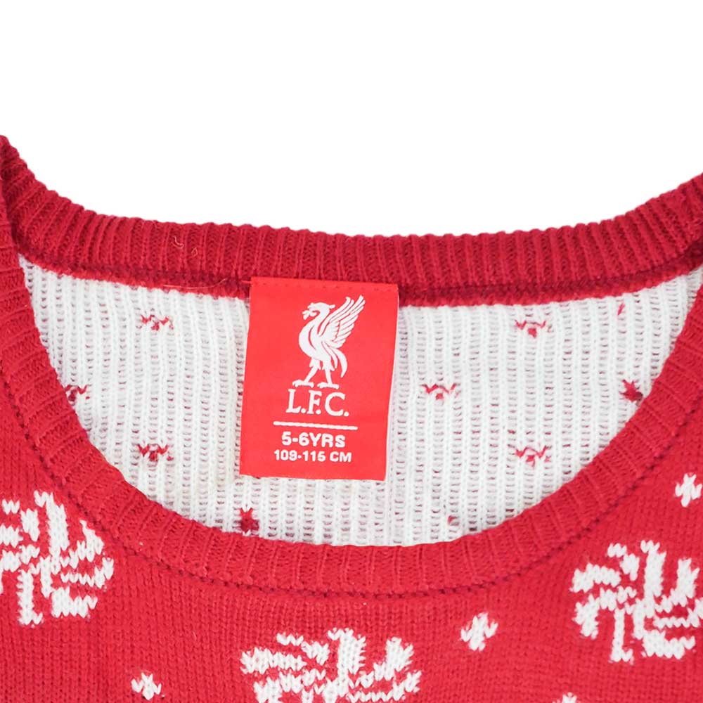 LFC YNWA Christmas 2026 Kids Sweatshirt